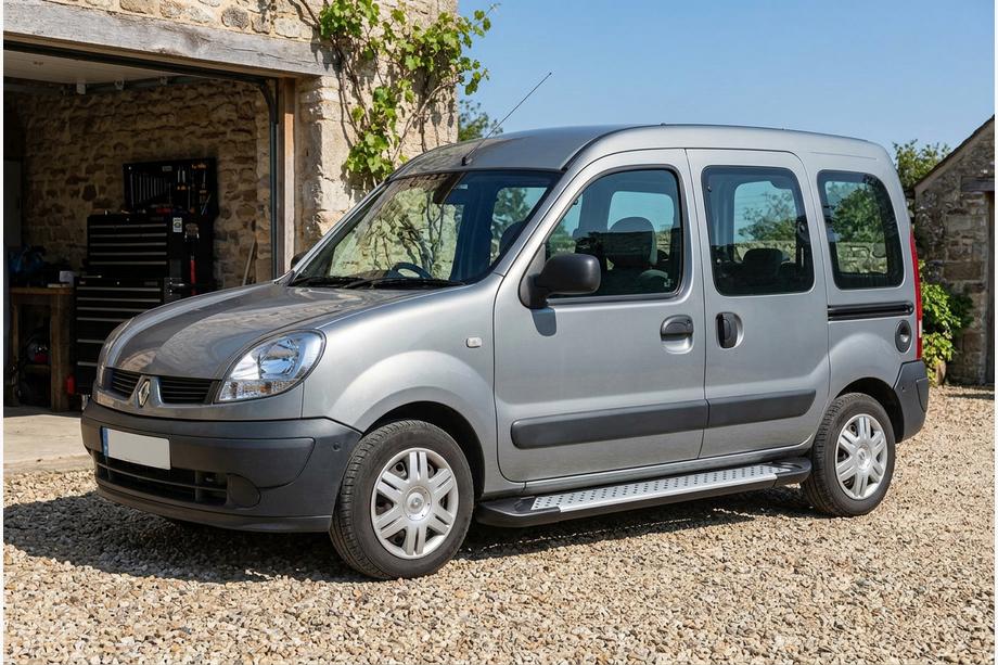 Renault Kangoo 1998-2008 Praguri Laterale Allmond Grey (2 buc, Aluminiu) Image