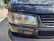 Volkswagen T4 Transporter 1990-2003 Sprancene Faruri Capota Dreapta (2 buc) Negru Lucios foto 3