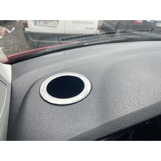 Capac suport pahare (2 buc, inox) Volkswagen T6 2015-2024 foto 1
