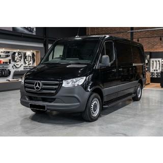Praguri Laterale Allmond Black (2 buc, Aluminiu) Mercedes Sprinter W907/W910 2018- foto 1