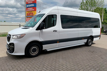Mercedes Sprinter W907/W910 2018- Praguri Laterale Maya V2 (2 buc, Aluminiu) foto 1