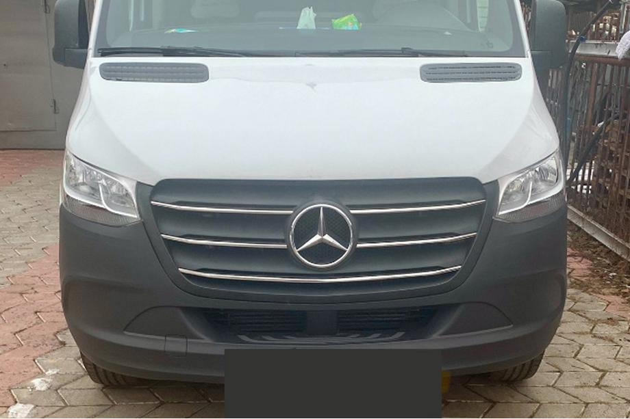 Mercedes Sprinter W907/W910 2018- Capace Grila Cromate (5 buc, Otel Inoxidabil) Foto 6