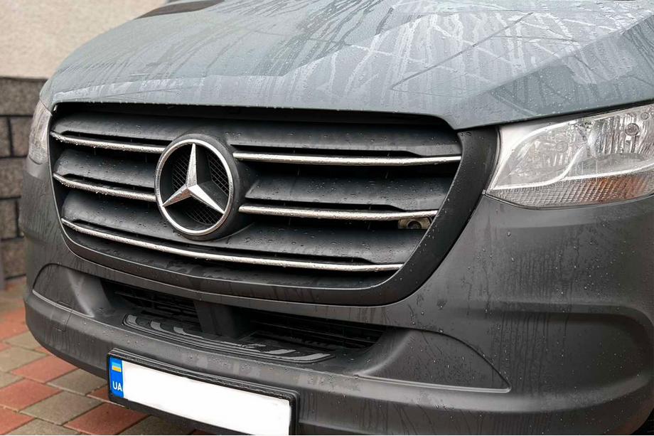 Mercedes Sprinter W907/W910 2018- Capace Grila Cromate (5 buc, Otel Inoxidabil) OmsaLine - Otel Inoxidabil Italian Image