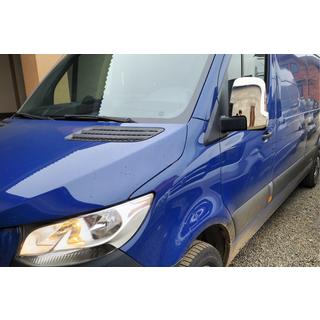 Capace Oglinzi (2 buc, Otel Inoxidabil) Mercedes Sprinter W907/W910 2018- foto 3