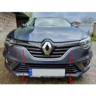 Protectii bara din otel inoxidabil 2016-2021 (7 buc)