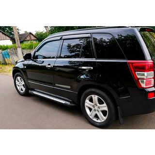 Praguri Laterale Allmond Grey (2 buc, Aluminiu) Suzuki Grand Vitara 2005-2017 foto 1