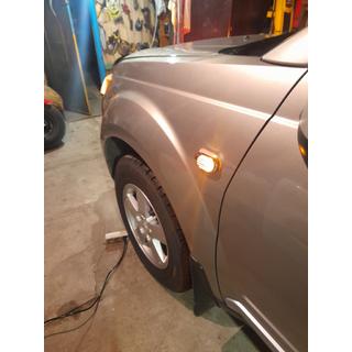Grila pentru semnal lateral Oval (2 buc, ABS) foto 3