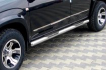 Toyota Rav 4 2006-2013 Tevi laterale pentru ampatament standard (2 buc, inox) foto 1