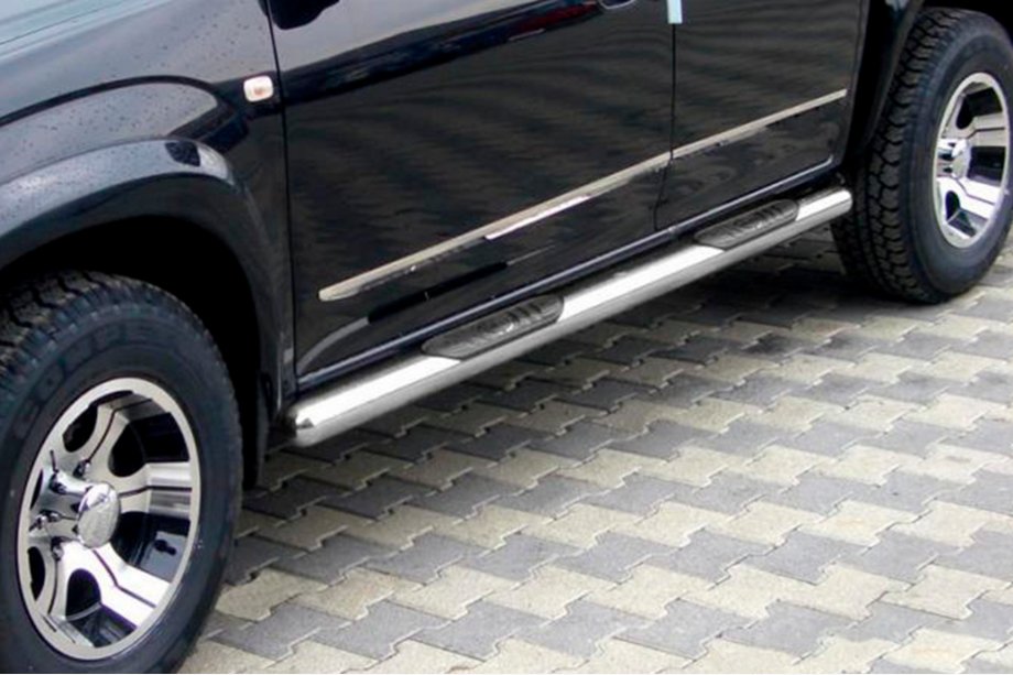 Toyota Rav 4 2006-2013 Tevi laterale pentru ampatament standard (2 buc, inox) Image