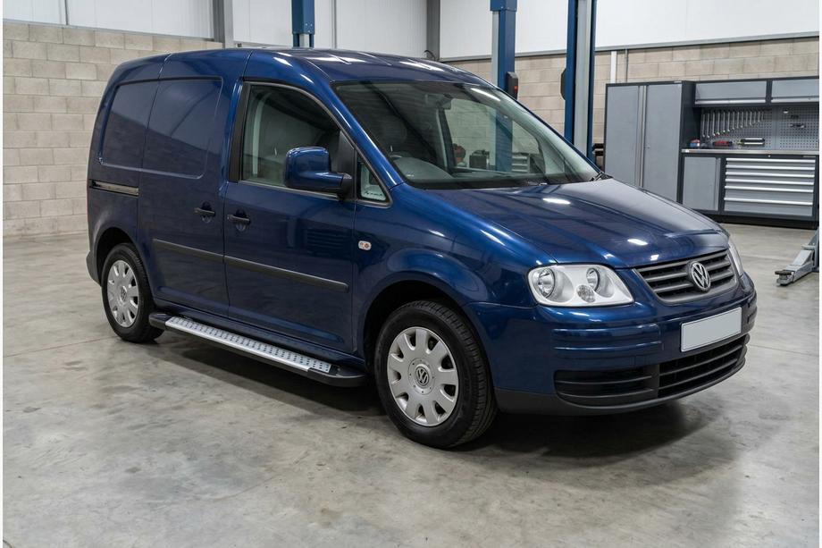 Volkswagen Caddy 2004-2010 Praguri Laterale Allmond Grey (2 buc, Aluminiu) Maxi Ampatament Foto 1