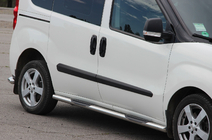 Opel Combo 2012-2018 Tevi Laterale (2 buc, Otel Inoxidabil) 60 mm, ampatament scurt foto 1