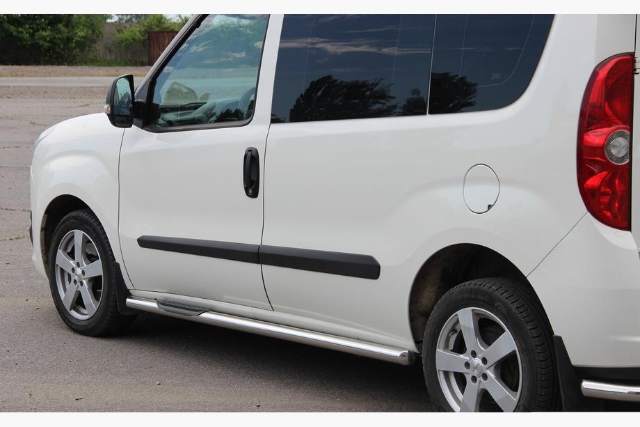 Opel Combo 2012-2018 Tevi Laterale (2 buc, Otel Inoxidabil) 70 mm, ampatament lung Foto 2
