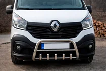 Opel Vivaro 2015-2019 Bullbar WT003-4 (Inox) Fara Inscription foto 6