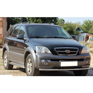 Protectie Fata ST008 (Inox) Kia Sorento I BL 2002-2009 foto 2