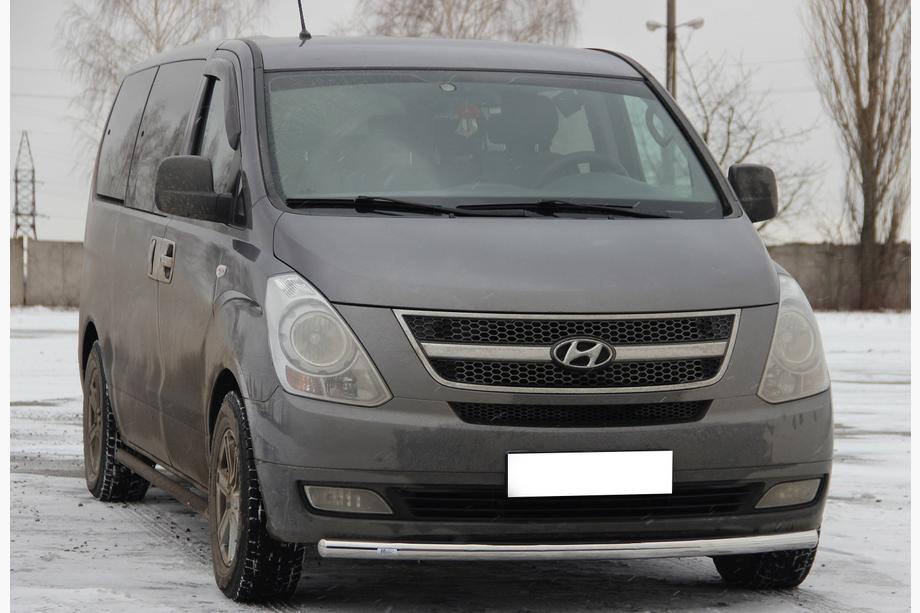Hyundai H300, H1, Starex 2008-2020 Protectie Fata ST008 (Inox) Foto 2
