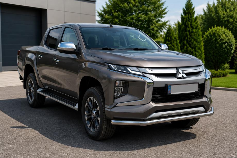 Mitsubishi L200 2015-2024 Protectie Fata ST008 (Inox) Foto 2