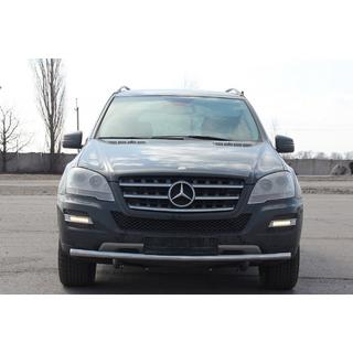 Protectie Fata ST008 (Inox) Mercedes ML W164 2005-2011 foto 1