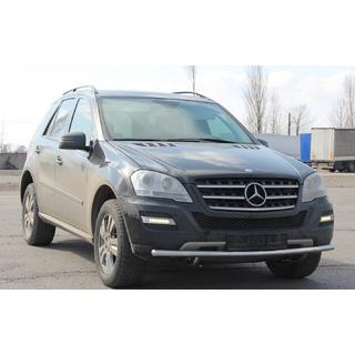 Protectie Fata ST008 (Inox) Mercedes ML W164 2005-2011 foto 2