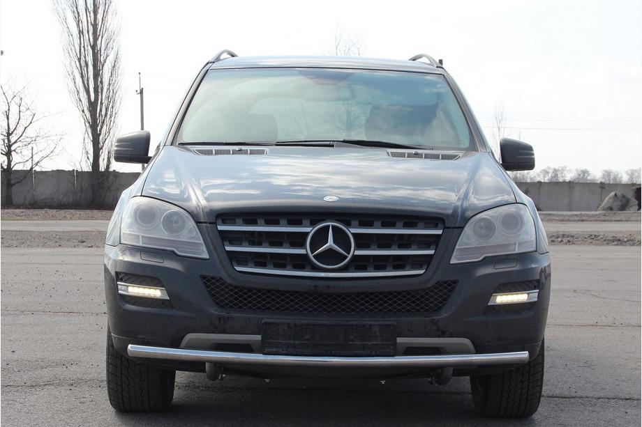 Mercedes ML W164 2005-2011 Protectie Fata ST008 (Inox) Foto 1