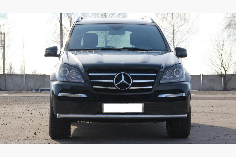 Mercedes GL class X164 2006-2012 Protectie Fata ST008 (Inox) Foto 1
