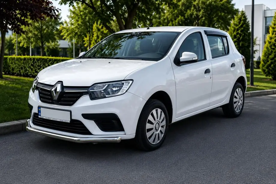 Renault Sandero 2013-2022 Protectie Fata ST008 (Inox) Image