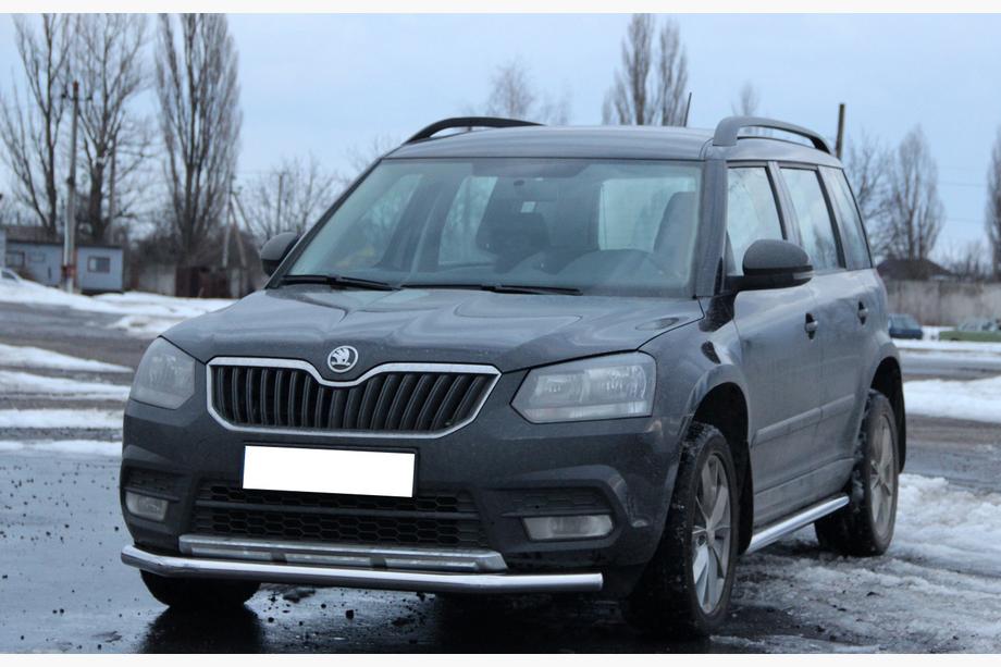 Skoda Yeti 2009-2017 Protectie Fata ST008 (Inox) Foto 2