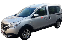 Dacia Dokker 2013-2022 Ornamente geamuri (2 buc, inox) foto 1