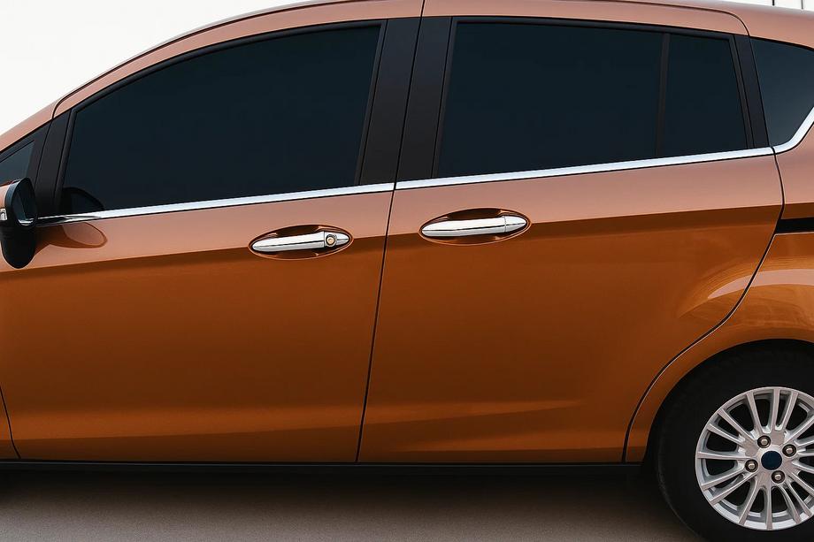 Ford B-Max 2012-2017 Capace Manere Cromate (4 buc, Otel Inoxidabil) Image