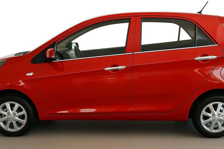 Kia Picanto 2011-2016 Ornamente geamuri inox (4 buc) Image