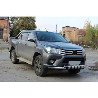 Protectie Fata F3-34 (Inox) Toyota Hilux 2015- foto 2