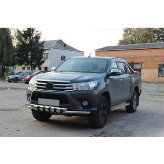 Protectie Fata F3-34 (Inox) Toyota Hilux 2015- foto 3