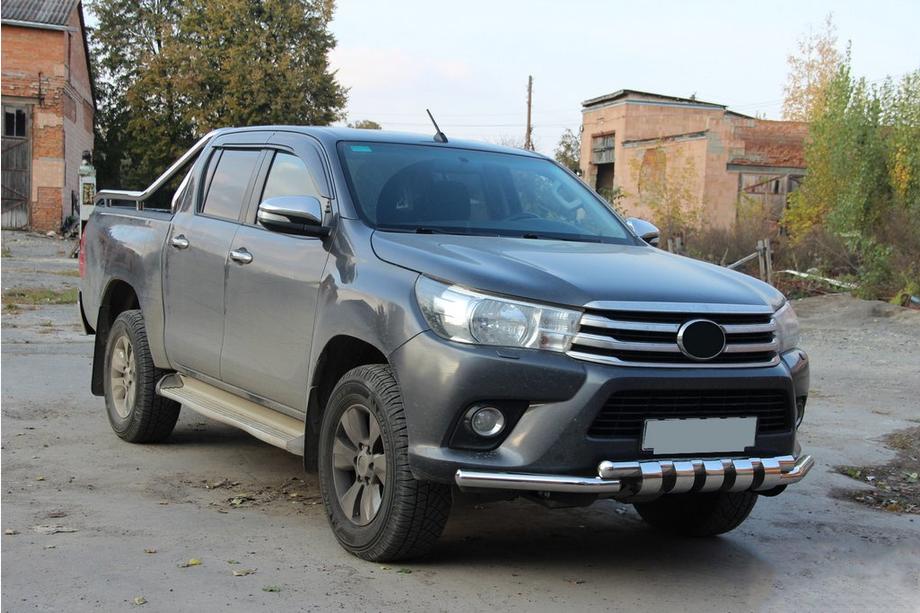 Toyota Hilux 2015- Protectie Fata F3-34 (Inox) Foto 2