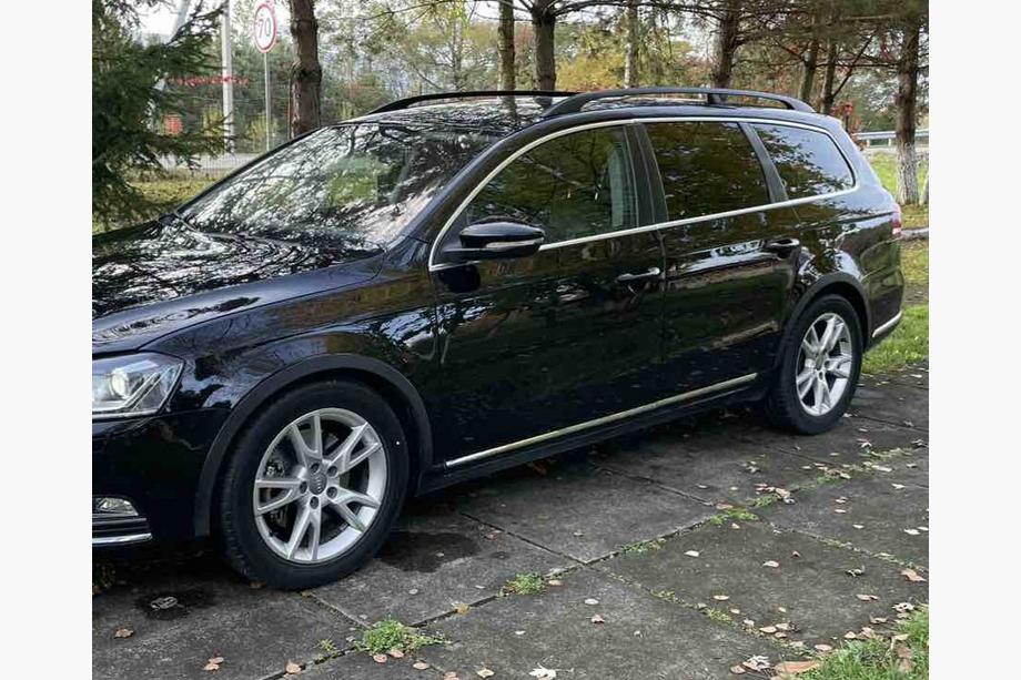 Volkswagen Passat B7 2012-2015 Extensii aripi SD/SW (4 buc, negre, ABS) Foto 1
