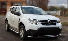 Dacia Duster 2008-2018 Protectie Fata ST014 (Inox) foto 3
