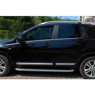 Molduri usi OmsaLine (4 buc, inox) Nissan Qashqai 2007-2010 foto 1