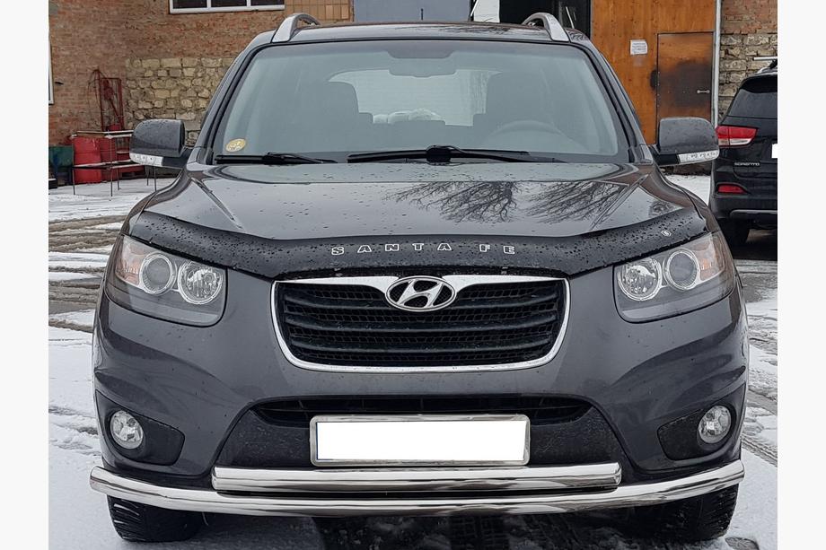 Hyundai Santa Fe 2 2006-2012 Protectie Fata ST014 (Inox) Foto 1