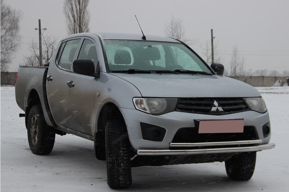 Mitsubishi L200 2006-2015 Protectie Fata ST014 (Inox) Foto 3