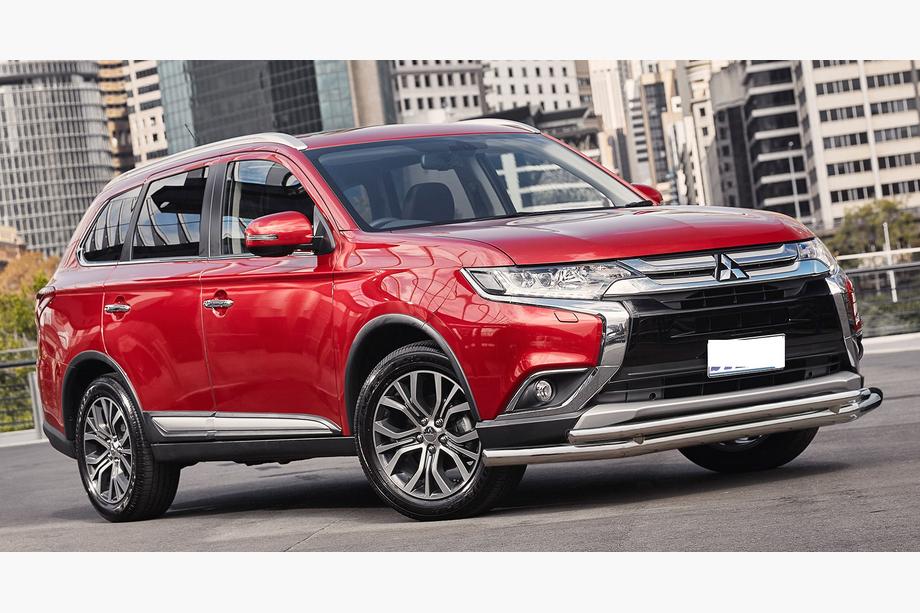 Mitsubishi Outlander 2012-2021 Protectie Fata ST014 (Inox) Foto 1