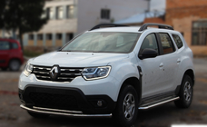 Renault Duster 2008–2017 Protectie Fata ST014 (Inox) foto 3