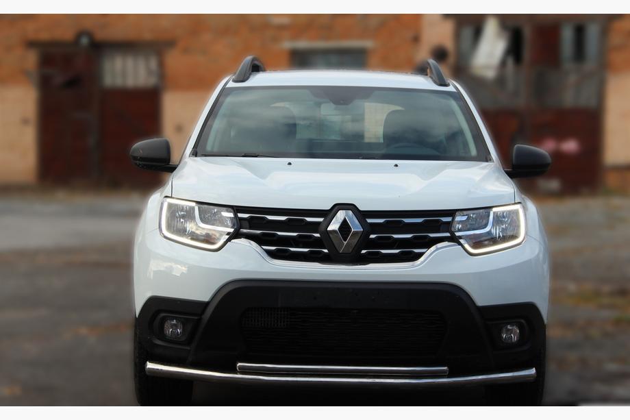 Renault Duster 2008–2017 Protectie Fata ST014 (Inox) Image