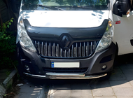 Renault Master 2011-2023 Protectie Fata ST014 (Inox) d60/42 foto 5