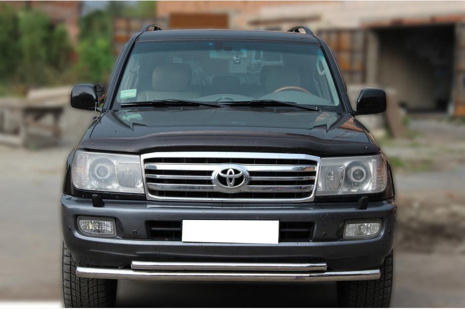 Toyota Land Cruiser 100 1998-2007 Protectie Fata ST014 (Inox) d60/60 Foto 1