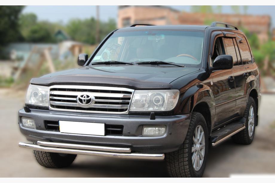 Toyota Land Cruiser 100 1998-2007 Protectie Fata ST014 (Inox) d60/60 Foto 2