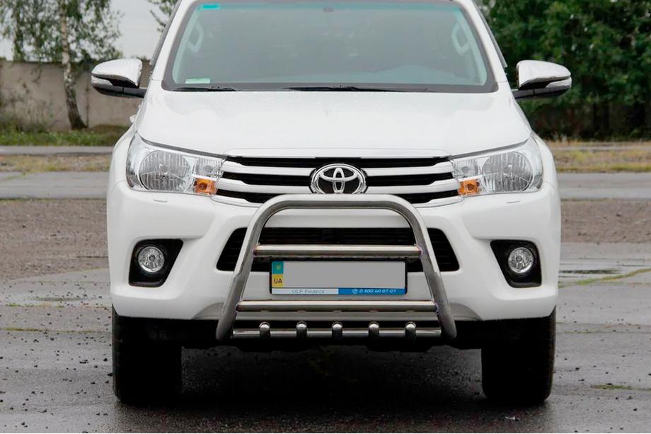 Toyota Hilux 2015- Bullbar QT006 (Inox) Image