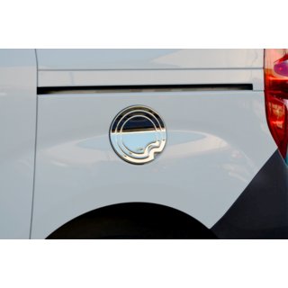 Capac cromat pentru buson rezervor combustibil (inox) foto 1