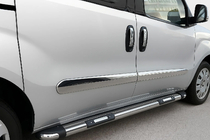 Opel Combo 2012-2018 Molduri Usi Otel Inoxidabil (4 buc) OmsaLine - Otel Inoxidabil Italian foto 6
