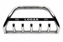 Dacia Logan MCV 2013-2020 Bullbar WT004 Otel Inoxidabil foto 1
