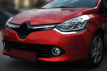 Renault Clio IV 2012-2019 Capace grila radiator OmsaLine (2 buc, inox) foto 1