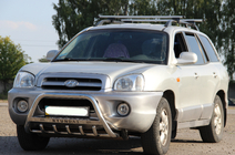 Hyundai Santa Fe 1 2000-2006 Bullbar WT004 Otel Inoxidabil foto 1