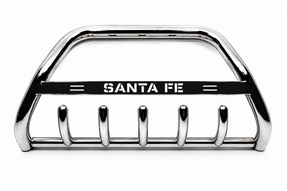 Hyundai Santa Fe 3 2012-2018 Bullbar WT004 Otel Inoxidabil Image